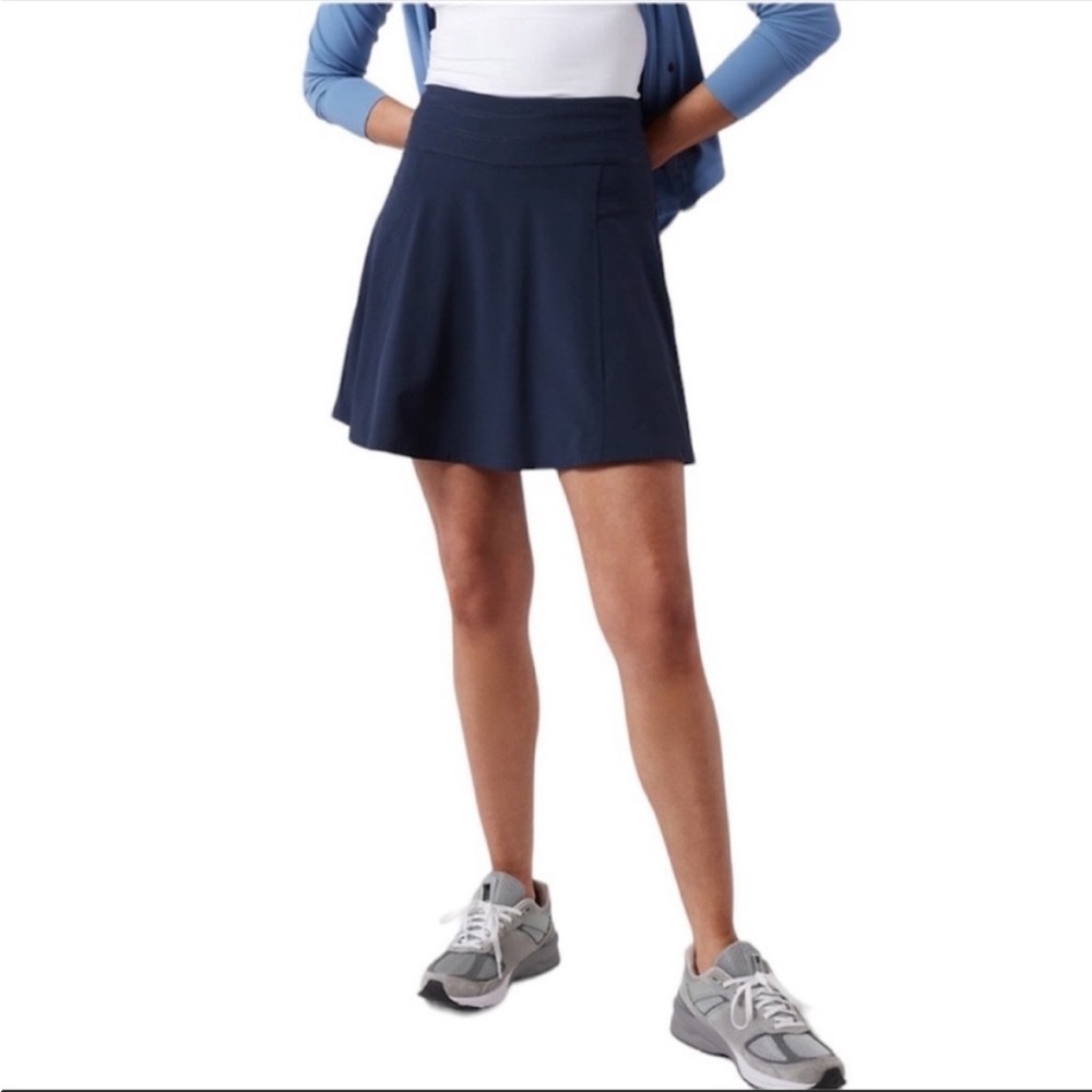 Athleta 'All Day Skort' Skirt in Navy Blue Size 4